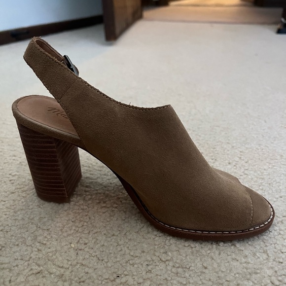 Madewell The Cary Sandal suede slingback - Picture 10 of 11